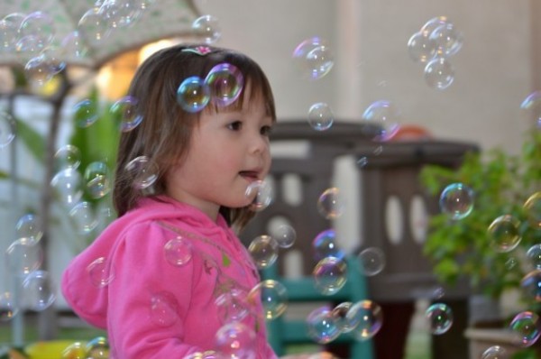 A bubbly afternoon